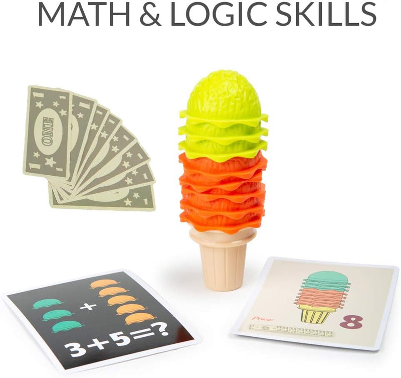 op Bright Ice Cream Toy Set, Pretend Ice Cream Play Set, Toy Ice Cream Cone, Play Ice Cream Shop, Educational Ice Cream Toys, Learning Ice Cream Toys, Math Learning Toys (For Kids), Pretend Play Food Toys, Toy Ice Cream Flavors, Play Money For Kids, Ice Cream Truck Toys, Ice Cream Vendor Play Set, Hand-Eye Coordination Toys, Logic Skill Development Toys, Social Skill Development Toys, Imaginative Play Toys, Durable Play Food Toys, Toddler Toys (Age Range), Preschool Toys (Age Range), Summer Toys For Kids