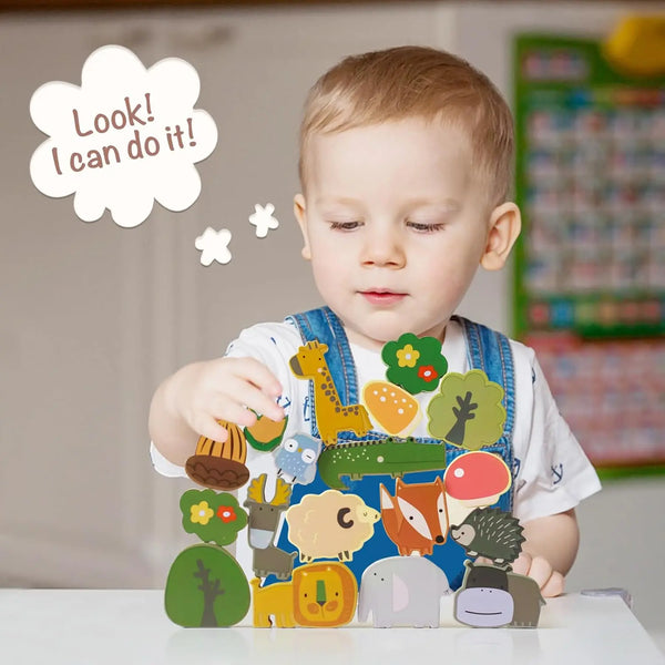 Toddler Stacking Toys: Montessori Style