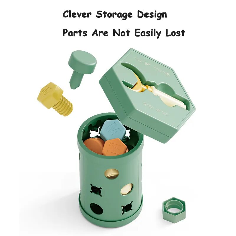 Magnetic Nail Nut Screw Toy - Wonder Kiiids