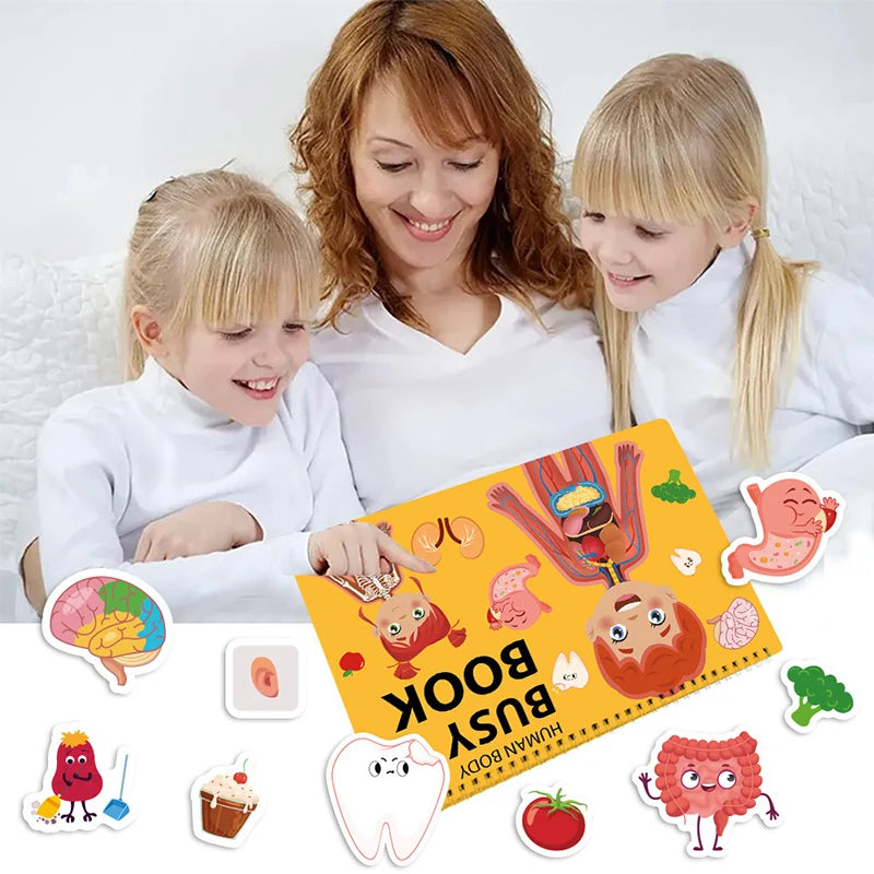 Montessori Human Body Busy Book